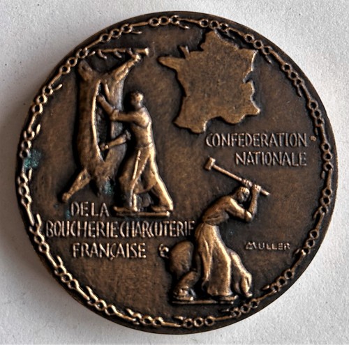 Medaille bronze charcuterie - medaille,