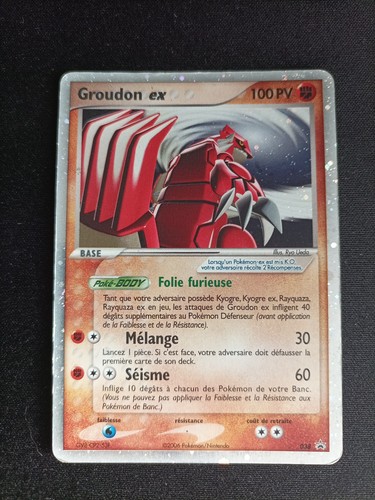 Carte pokémon groudon - carte,