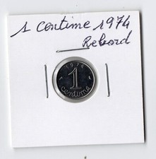 1 centime Acier  épi 1974