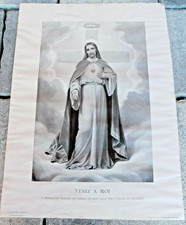 IMAGE PIEUSE collection HAMANN lyon JESUS CHRIST béni sacré coeur VENEZ A MOI 