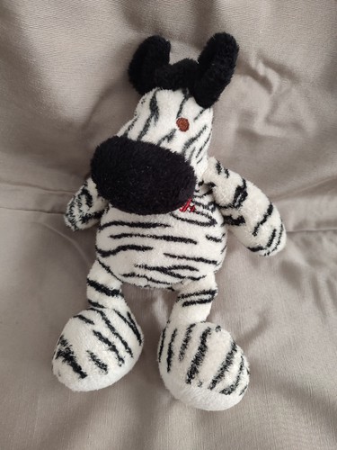 Doudou zebre noir - , blanc