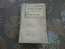 carte taride 1920 environ paris 50 km , carte sur toile 