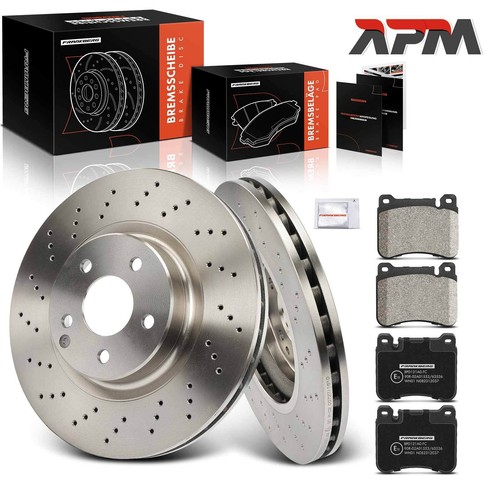 Disques frein plaquettes avant - disques,