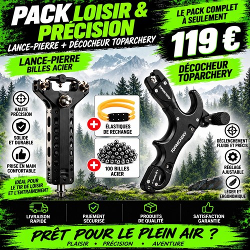 Pack lance pierre - lance-pierre, avec