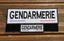 Pack 2 Bande Identifications Gendarmerie Basse Visibilité Yakeda