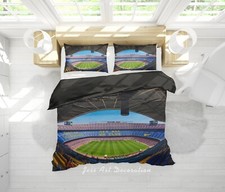 Barcelona stadium quilt - 3d,