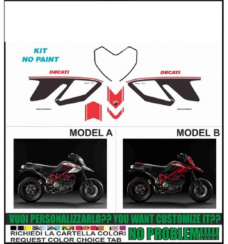 Adhésifs hypermotard 1100 - 1100, evo