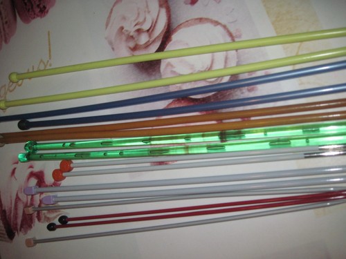 Lot aiguilles tricoter - lot,