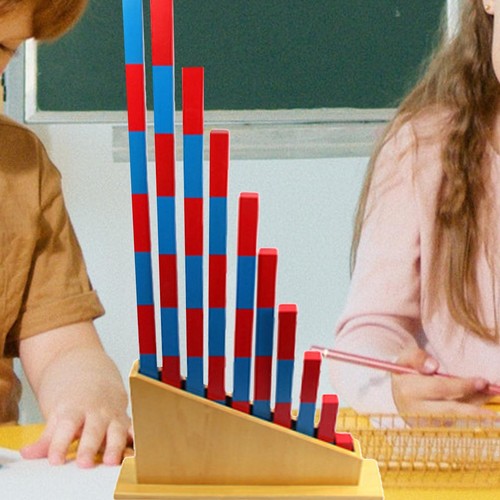Montessori rods stand games - montessori,