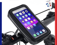 Support Téléphone Moto Vélo Étanche 360 Guidon iPhone Samsung GPS Antichoc XL