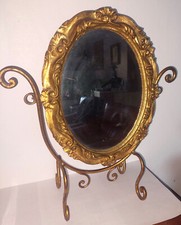 CADRE MIROIR PSYCHÉ BOIS DORÉ