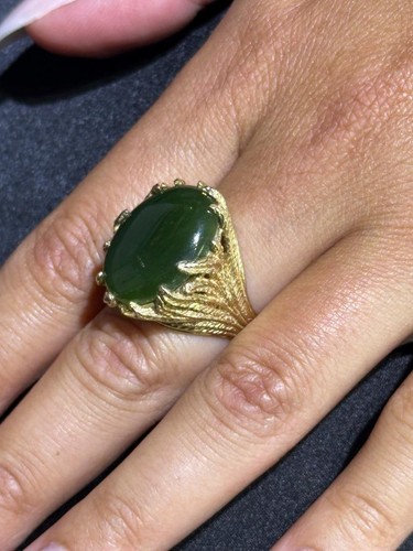 14k jaune naturel vert jade - or,