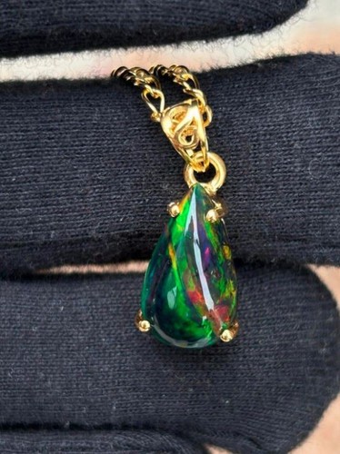 Collier opale noire - collier,