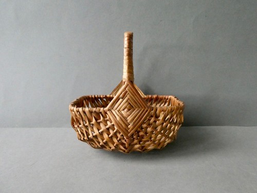 Ancien petit panier osier - petit,