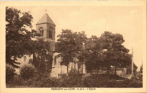 Perrigny sur loire carte - perrigny,