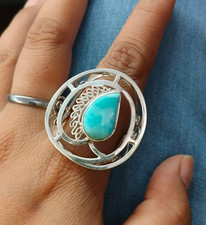 Bague cocktail Larimar