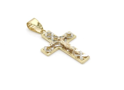Pendentif croix massif - croix, en