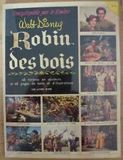 ROBIN DES BOIS Disney Encyclopédie par Timbre N° 29 1957 Complet 60 Vignettes