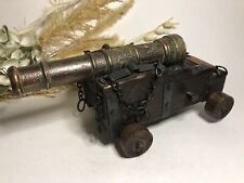 Réplique de Canon REAL MARINA ESPANOLA en bois - Siglo XVIII - Décoration