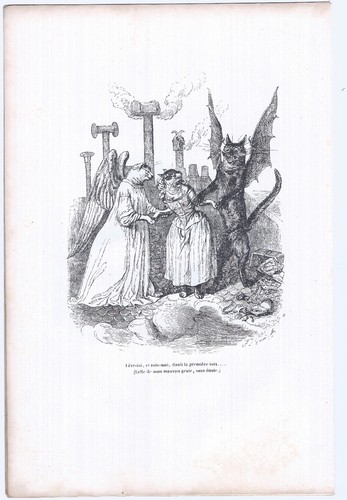 Animaux savants granville 1842 - animaux,