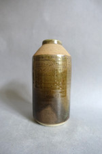 Vase contemporain en grès émaillé signé Vintage