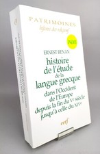 RENAN - HISTOIRE DE L'ÉTUDE