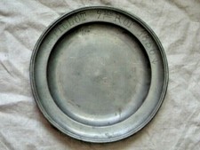 PLAT ANCIEN EN ETAIN OUDART /