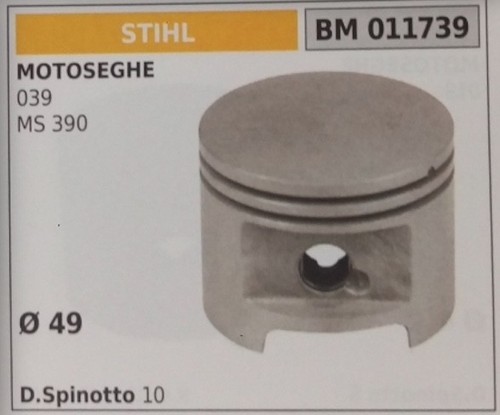 Piston complet segments et - de,