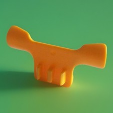 PLAYMOBIL RACING - Protège Mains Orange pour Guidon de Moto Cross