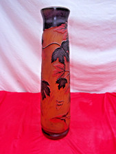 DAUM Beau vase signé à