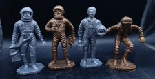 figurines publicitaires BONUX / 4 COSMONAUTES