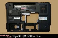 Packard Bell Easynote LJ71/63/77/65: bottom case | base plasturgie - AP07C000800