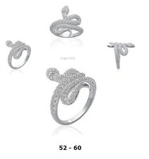 Bague Rhodié T52 54 56 58 60