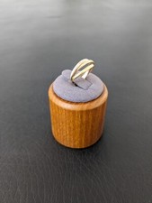 Alliance Bague 3 anneaux Or jaune, rose et blanc