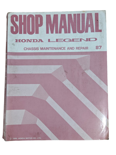 Honda legend atelier manuel - atelier,