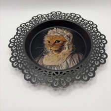 Victorian Cat Portrait hanging