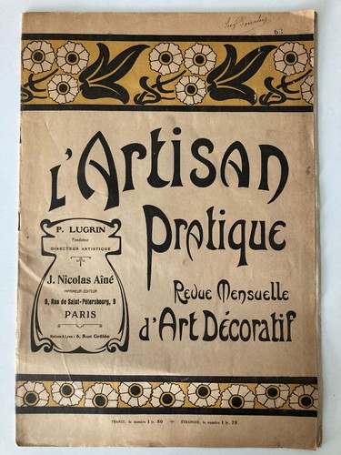 Artisan pratique - pratique, n°63