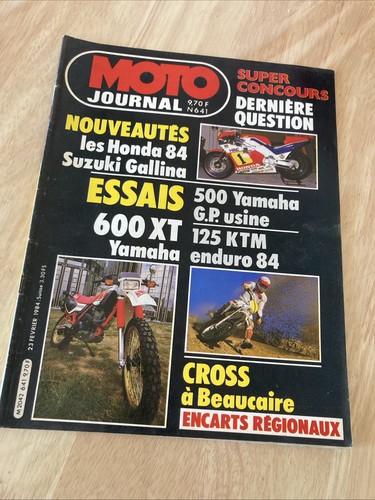 Moto journal 641 1984 - moto, n°