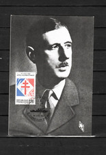 Hommage au Général DE GAULLE Carte Philatélique 1990