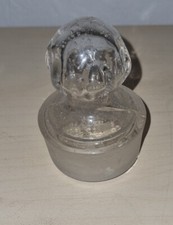 Ancien Bouchon De Carafe / Cruche / Broc / Jug En Verre 