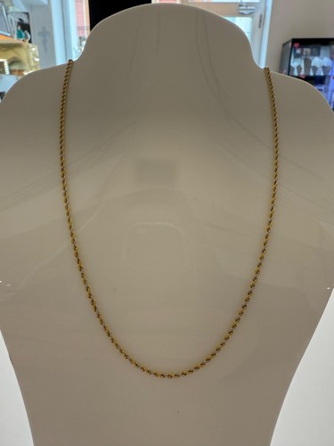 18k jaune blanc chaîne - 18k,