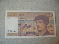 Ancien billet de 20 Francs