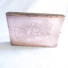 RARE - PLAQUE D'IMPRESSION -