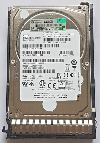 600 sas enterprise - sas, hp