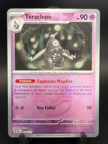 Carte pokemon teraclope - -,
