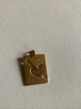 Medaille My Love Plaque Or Pour Deux 