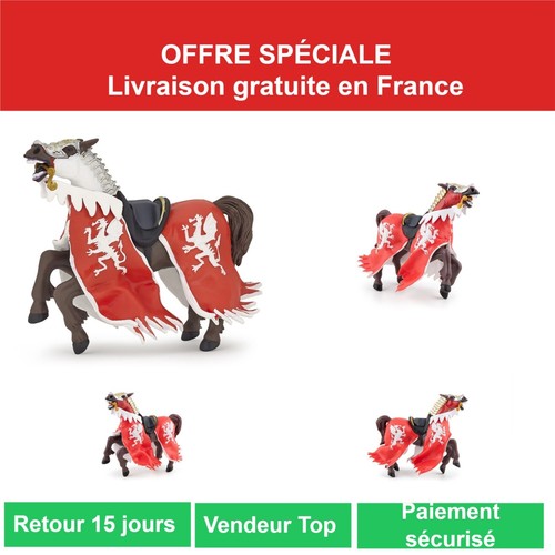 Figurine cheval roi au - figurine,