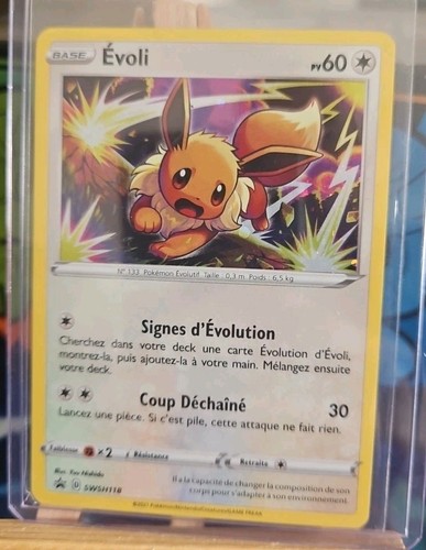 Carte pokémon holo - carte, evoli
