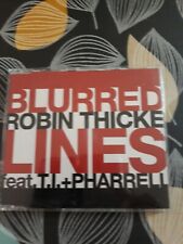 Maxi CD Robin Thicke Blurred Lines Feat Pharell Williams 2 Titres Ouvert