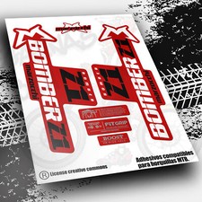 Autocollant compatible fourche